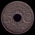 25 centimes 1933